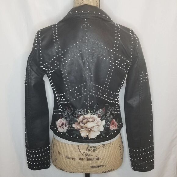 BLANKNYC Faux Leather Heartbreaker Moto Jacket - Picture 2 of 8